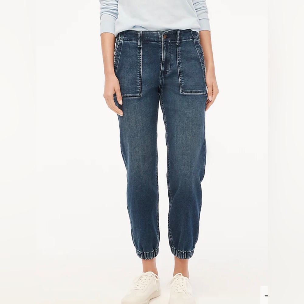 SOLD J. Crew Utility Jogger Jean in Signature Stretch in Maison Size 26